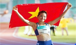 Nguyễn Thị Oanh (Bắc Ninh) bảo vệ thành công Huy chương Vàng chạy 10.000m nữ tại SEA Games 33